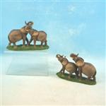 ELJ42308 Elephant Pair 2 asst
